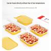 Handun 1400ml Golden Square Aluminum Foil Food Container