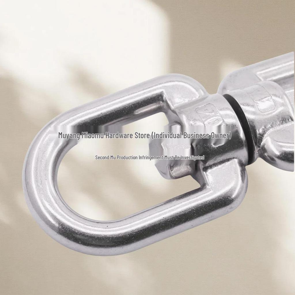 304 Edelstahl Anti-Knoten Wirbelring Achter Schnalle für Hundeleine Kette Zubehör