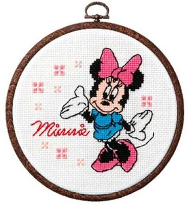 Olympus Thread Disney HoopEmbroidery Kit Minnie Mouse 7320