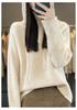 2024 Autumn/Winter Women's Pure Wool Hooded Knit Pullover - College Style Sweater