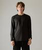 BASIC HOUSE Cool Functional Air Dry Regular Fit Long Sleeve Tee Black Lzts3116