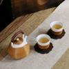 Bamboo Natural Rattan Coaster Heat Insulation Anti-scalding Vine Woven Coaster Non-Slip Chinese Style Cup Mat Tea Accessories