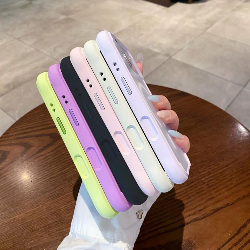 Liquid Silicone Magnetic Snap-on Case IPhone 16 17 18 Pro Max With Interchangeable Back Panel
