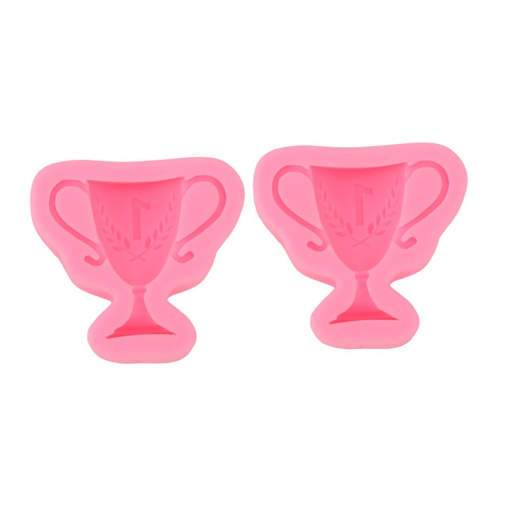 2 Stück Fondant Silikonform Lebensmittelecht Sicher Geruchlos Weich DIY Kuchen Dekorationsform für Bastelprojekte