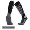 Merino Wool Knee-High Ski Socks: Thick, Warm, Non-Slip, Sweat-Absorbent for Men & Women.