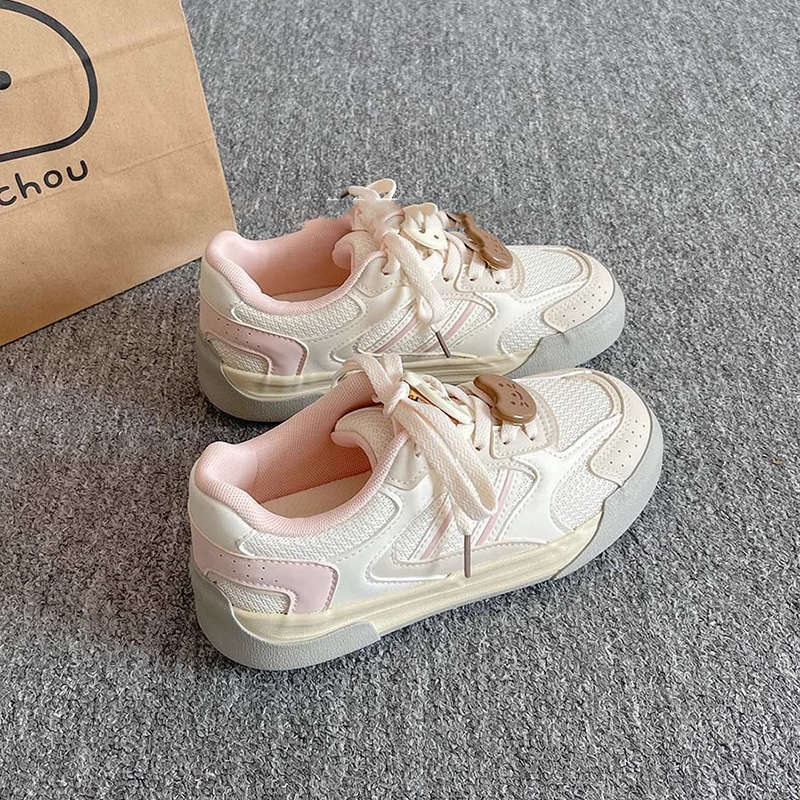 Vielseitige Plattform neue Frühlings- und Sommer-Board-Schuhe Schuhe Mesh atmungsaktive Freizeitschuhe ins