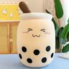Popular bubble tea cup throw pillow large creative fruit milk tea doll plush toy