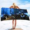 Art Poster Beach Towel Oversized,Super Absorbent Sand Free Thick Microfiber Beach Towel Quick Dry Bath Pool Sports Travel Towels