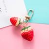 Key charms Gift For Friend Key Holder Backpack Pendant Strawberry Heart Keychain Key Accessories