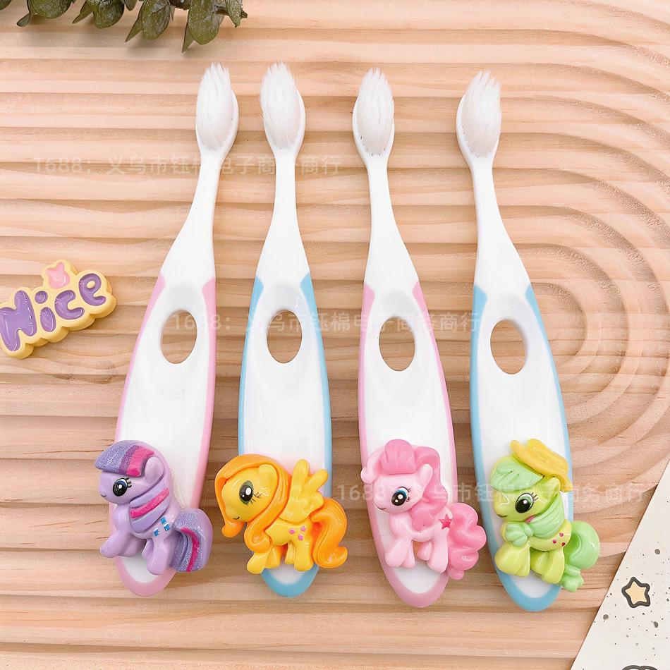 My Little Pony Soft Bristle Toothbrush for Ages 3-12, Advanced Gum Protection