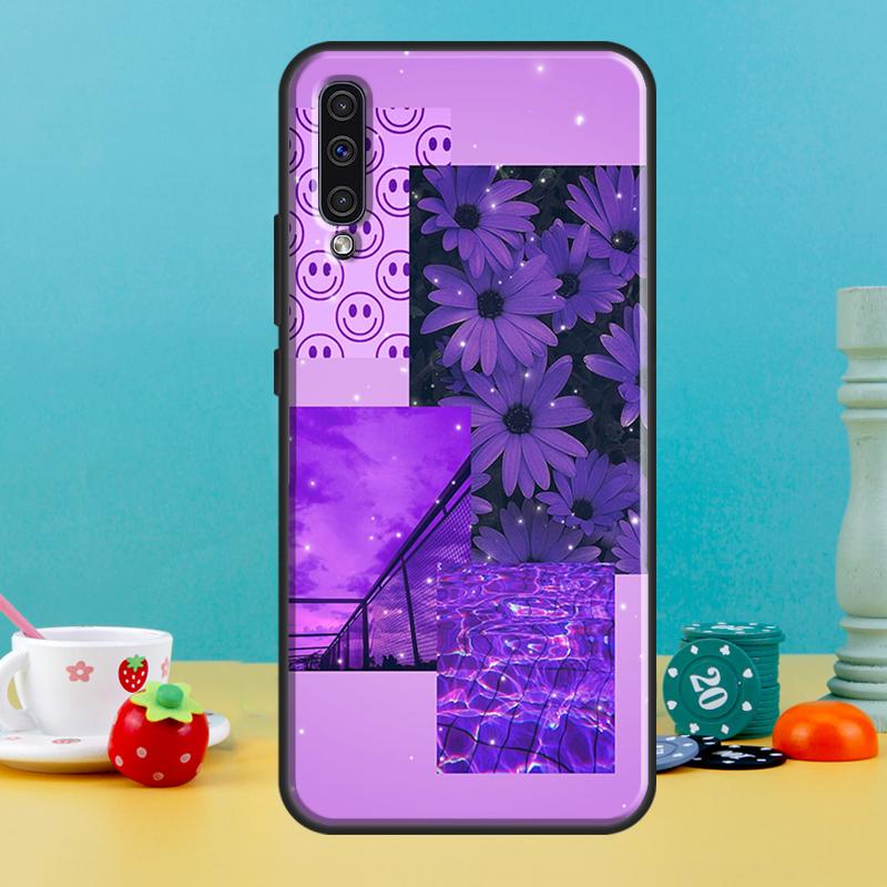 Purple aesthetic Case For Samsung Galaxy A15 A55 A35 A53 A33 A13 A36 A56 A26 A16 A22 A32 A52 A54 A34 A05 A06