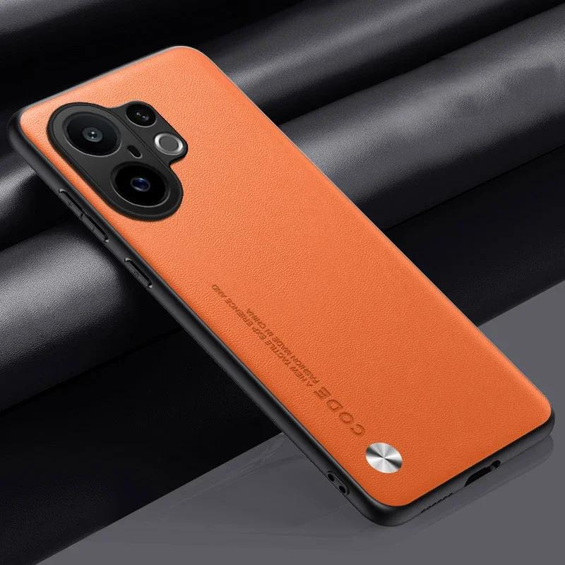 Plain PU Leather Case for VIVO S30 Pro Mini Camera Silicone Matte Bumper Soft Frame Shockproof Phone Back Cover for VIVO S30 5G