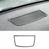 Real Carbon Fiber Console Dashboard Horn Frame Trim For BMW X5 X6 E70 2008-2013