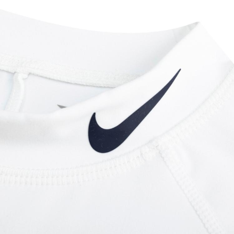 Nike T-Shirt Round Neck Reflective Logo Comfortable Long Sleeve Kids Tops Pure-White NY2412084GS-003