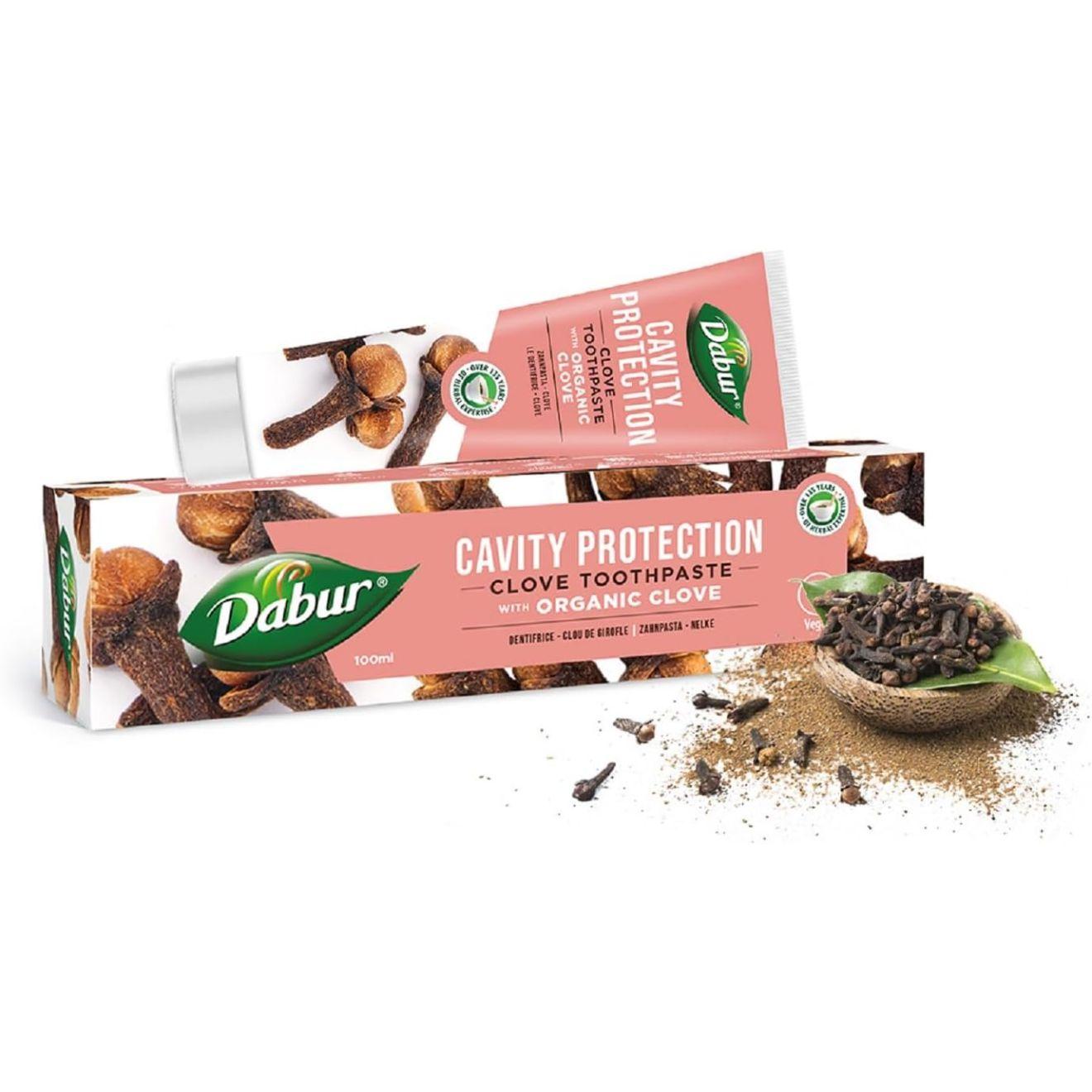 

Dabur Organic Clove Toothpaste (herbal toothpaste with clove extract) 100ml 1 pcs