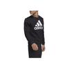 Adidas Sport-Pullover-Sweatshirt mit großem Logo-Print für Herren, Oberteile, Schwarz GK9074