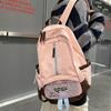 Girl Schoolbag Male Solid Color Backpack Female Large Capacity Travel Bag