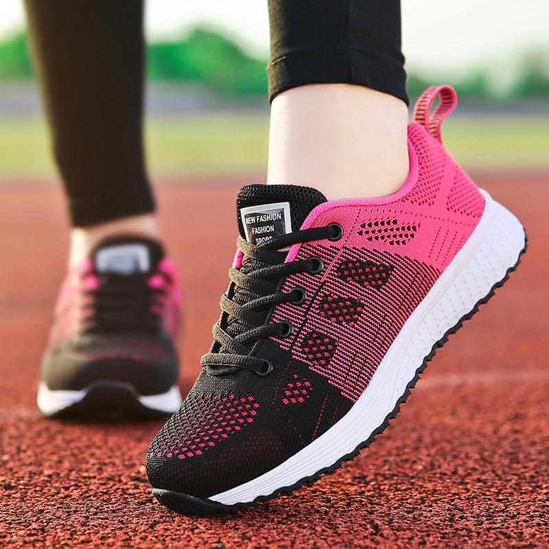 Woman Sneakers Shoes Fashion Lace Up Women'S Sneakers Offers Outdoor Women'S Sports Shoes Non-Slip Footwear Women'S Shoes