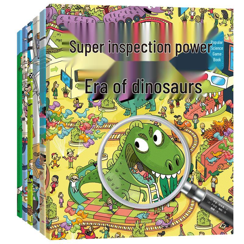 Super Observational Skills Science Game Book Set (6 Books)