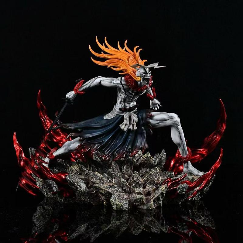 23cm Bleach Anime Figur Kurosaki Ichigo 2.0 GK Figuren PVC Action-Statue Modell Puppe Sammlung Zimmerdekoration Schreibtischspielzeug Geschenke