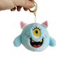 Entzückender Plüschmonster-Schlüsselanhänger Niedliches Stofftier mit großen Augen 10 cm Perfekt für Taschen und als Geschenk