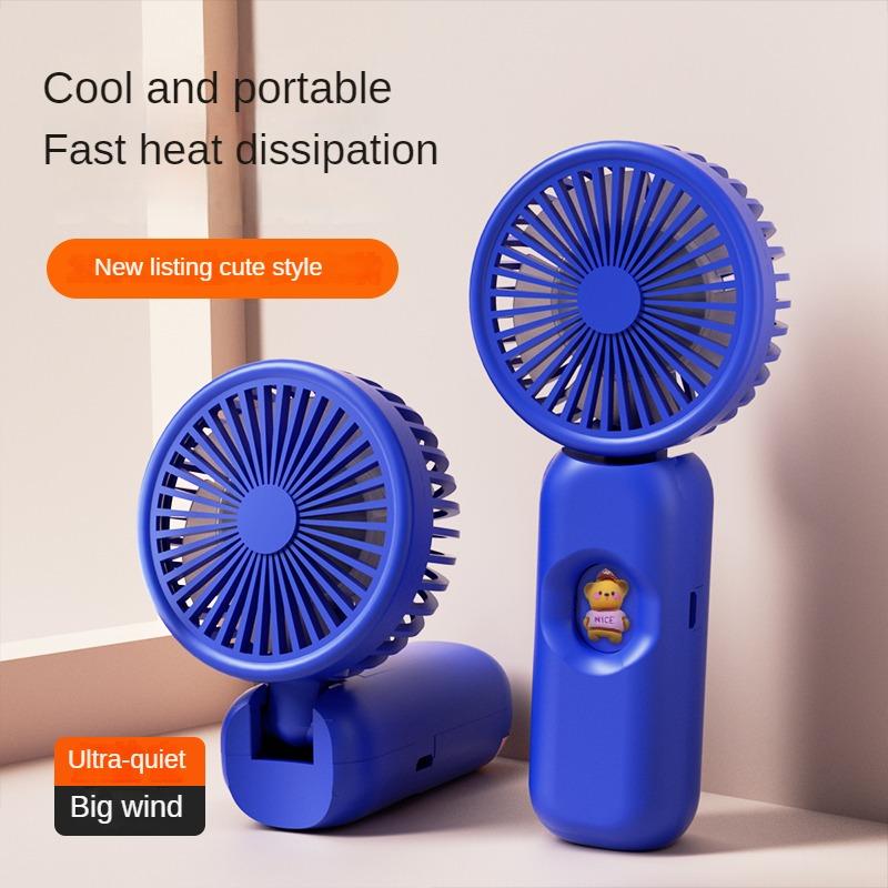 Mini Fan Folding Portable USB Charging Student Dormitory Cooling Desktop Home Small Wind Outdoor Camping Handheld Desktop Fan