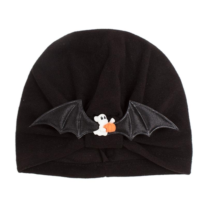 

Cute Infant Cap with Knot Lovely Halloween Headwear Baby Cap for Baby Costumes for 0-2 YearsOld Boys Girls Lightweight чорний