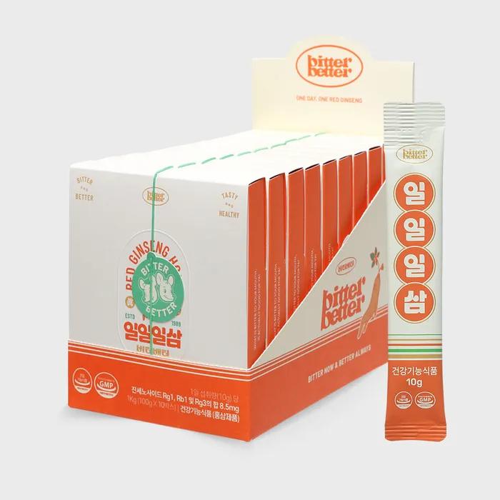 Domestic 6-year-old Root To Fruit Ginsenoside 8.5mg_Il-il-il-sam Red Ginseng Stick (10g X 100 Packs)