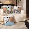 Bubu And Dudu Cute Cartoon Pillow Cushion Cover Pillowcase Living Room Sofa Home Decor Customized