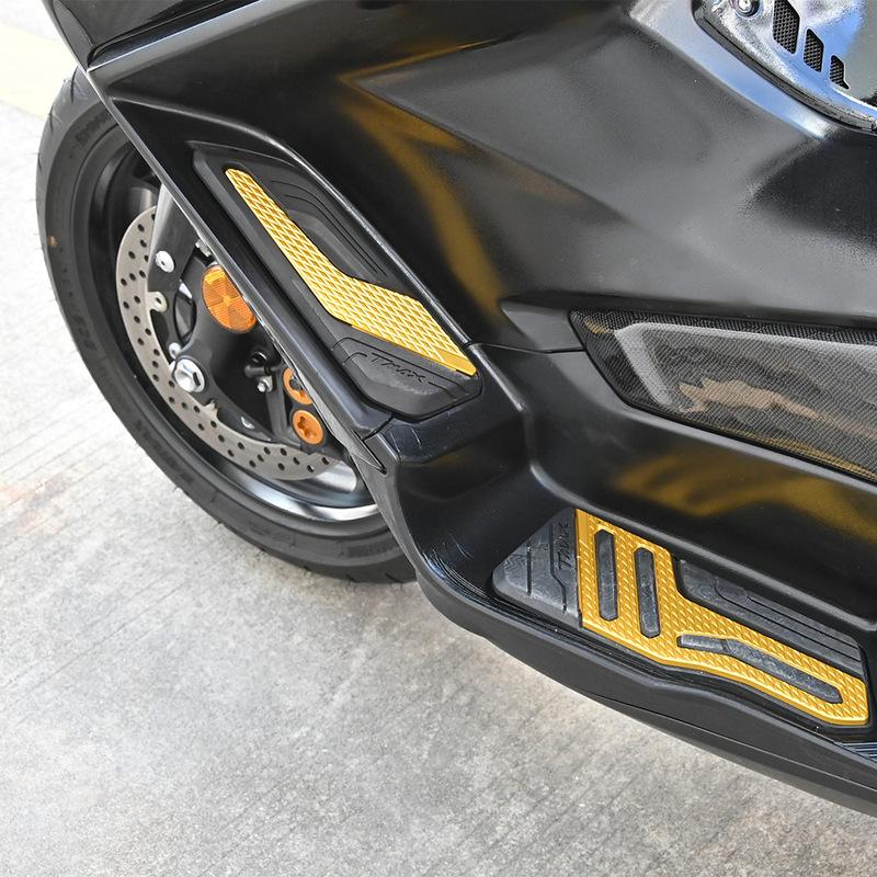 Front scooter motorcycle modification for Yamaha TMAX 560 -2025 aluminum alloy front foot pedal