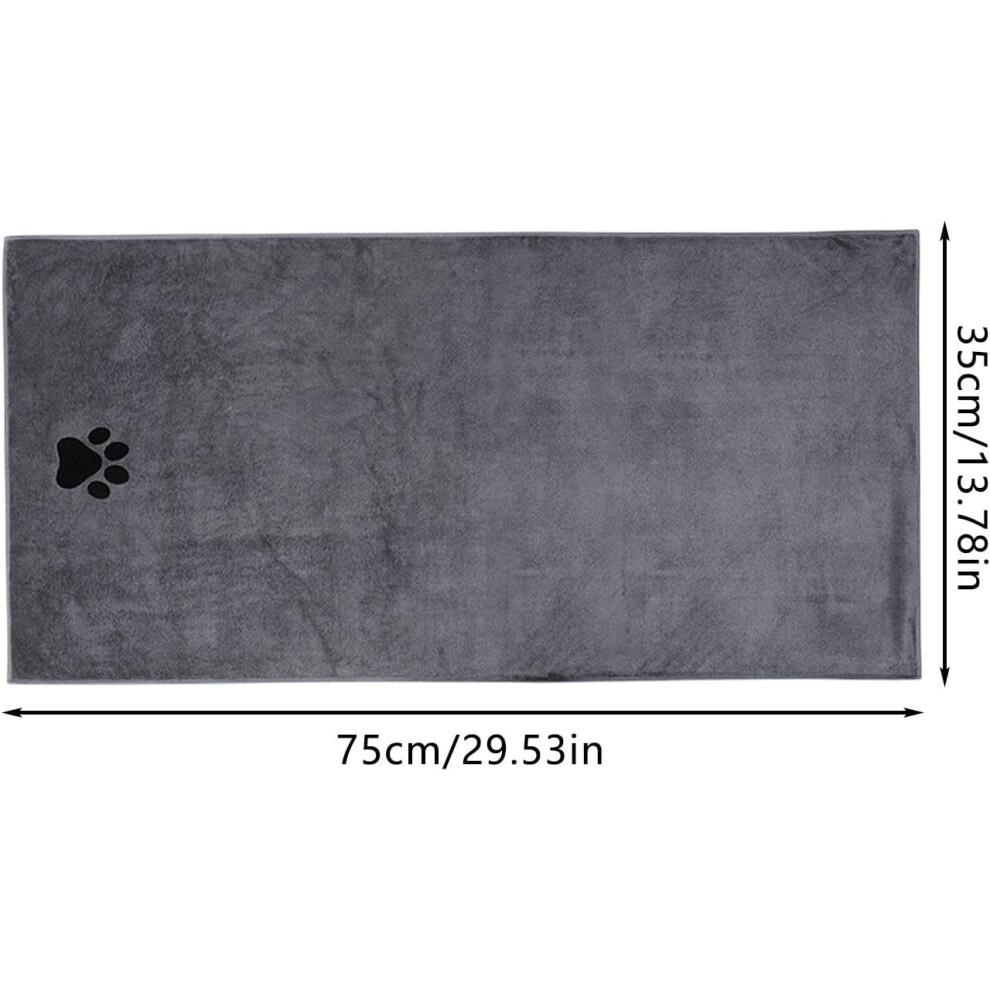 Pet Care Towel, Cat Drying Towel - 13.7 x 29.5 Inch Microfiber Dog Towel, Absorbent Bath Towel for Dogs and Cats