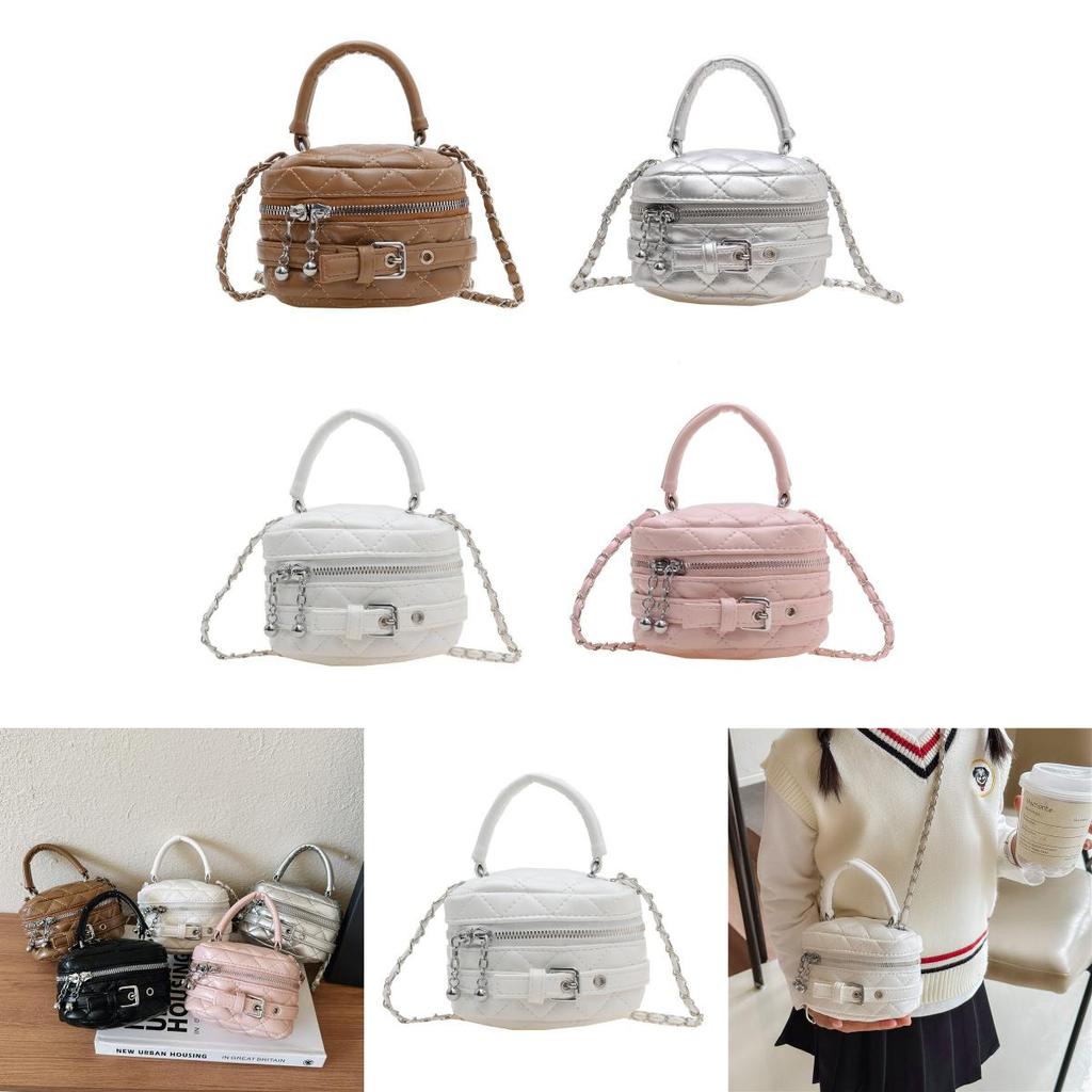 Sac Seau Enfant Motif Chaîne Matière PU Pour Filles Maternelle Usage Quotidien