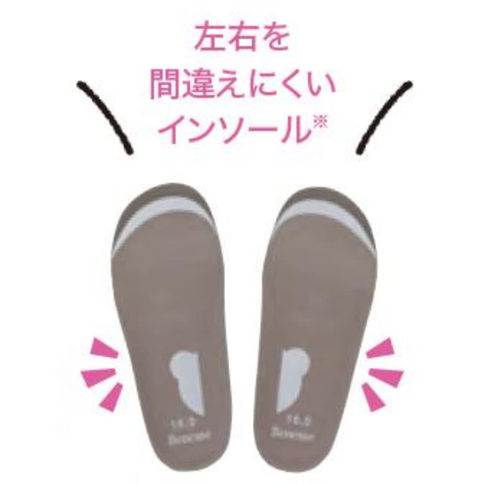 Shimajiro Kodomo Challenge Shoes Size Baby Wide Easy to Wear (Navy, 12.0cm) Sneakers, 2.5E,
