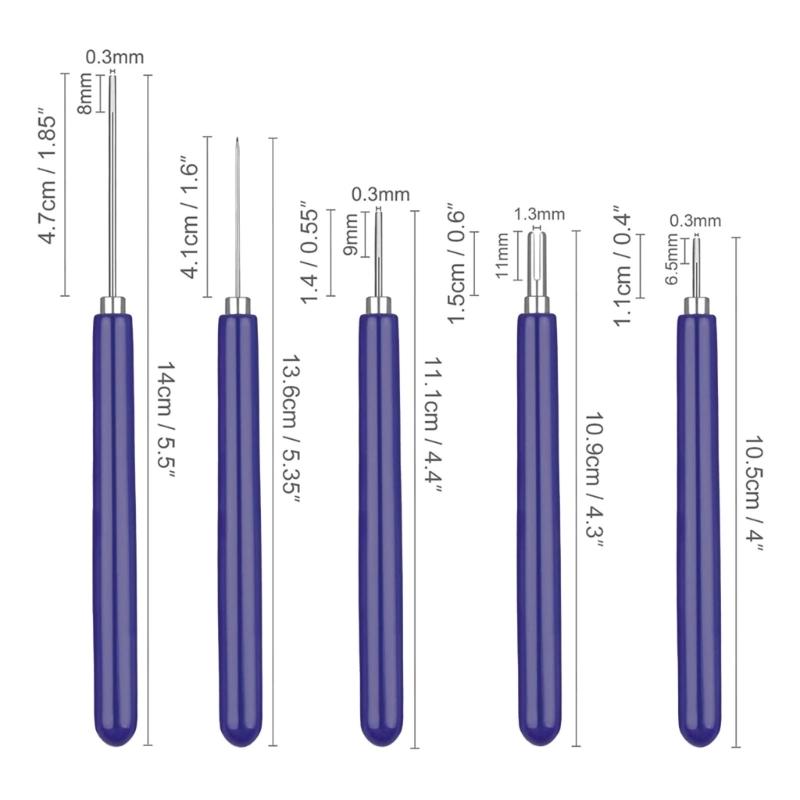 8 Pieces Paper Quiling Tools and Supplies Set Slotted Kits Rolling Curling Needle Pen Quiling Coaches & Tweezers