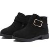 Girls Leather Ankle Boot Waterproof Children High Heel Short Boot Fashion Kids Kid Casual Sneakers Girls Boots Botas Para Niñas