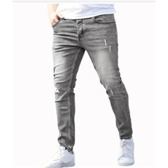 Men's ripped jeans skinny jeans clothes sale
