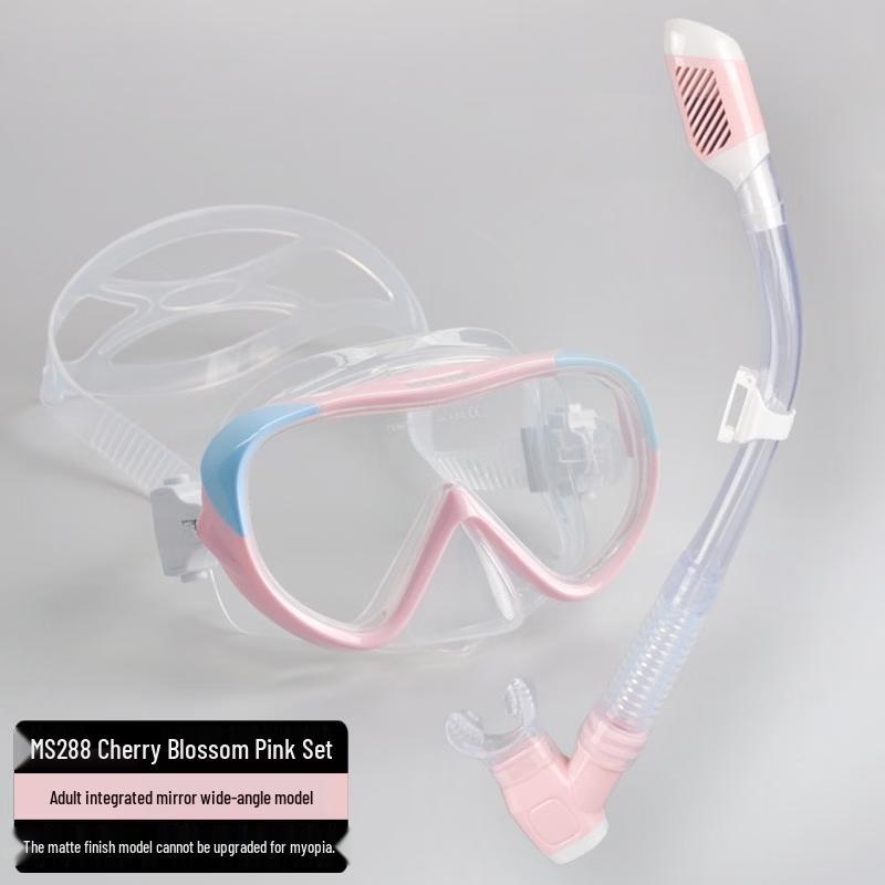 JunDingYing MS288 Diving Mask & Dry Snorkel Set