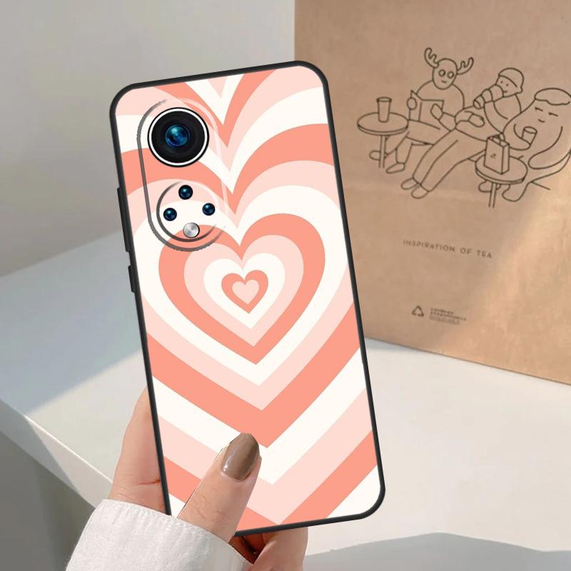 Colorful Heart Circle Love For Honor Magic 8 5 6 7 Pro Case For Honor 400 200 Lite 50 70 90 X8c X8b X9a X9b X9c X9d Win