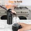 USB C Rechargeable Electric Salt Pepper Grinders With 100ml Large Capacity Clear Window And Dustproof Base For Kitchens