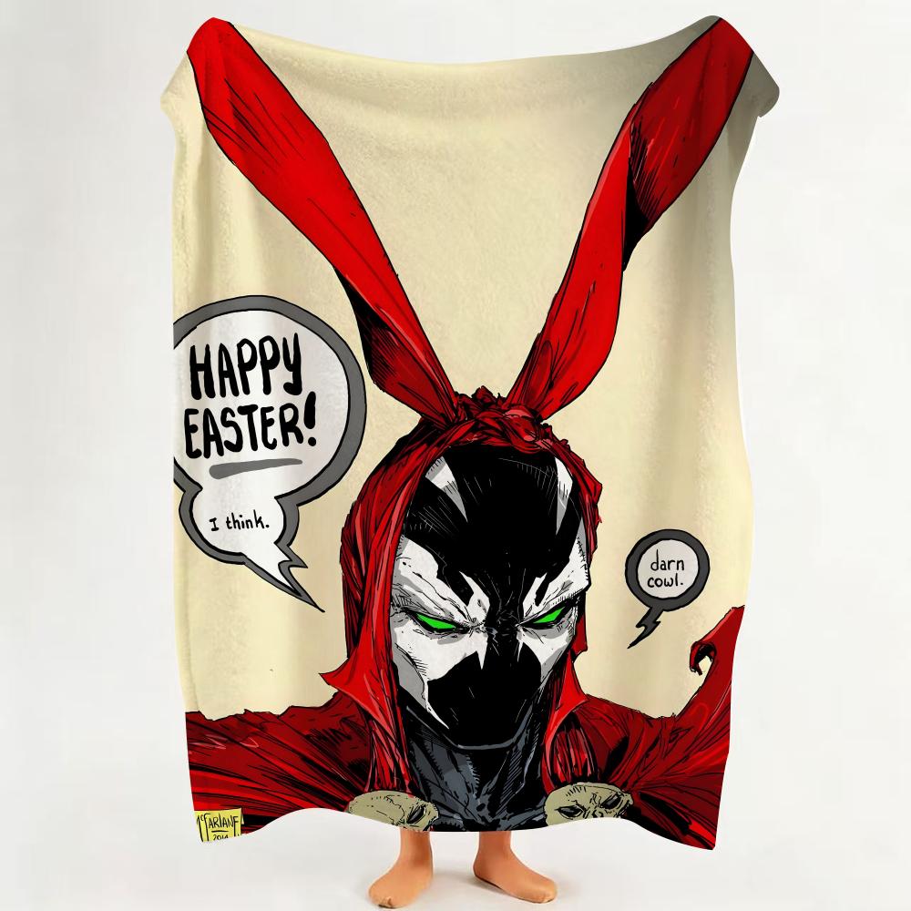 Comic S Spawn Throw Flannel Throw Blanket Suitable for Sofa,Living Room,Bedroom