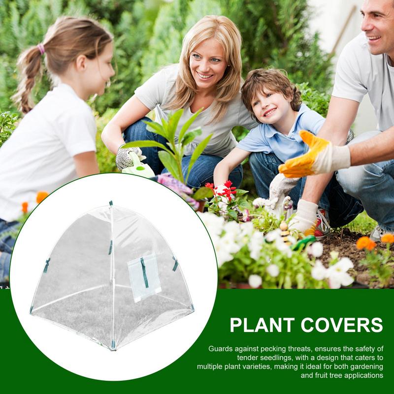Plant Cover Breathable Plant Protectors From Animals Light-Transmitting Weatherproof Protective Tent Gardening Accessories For