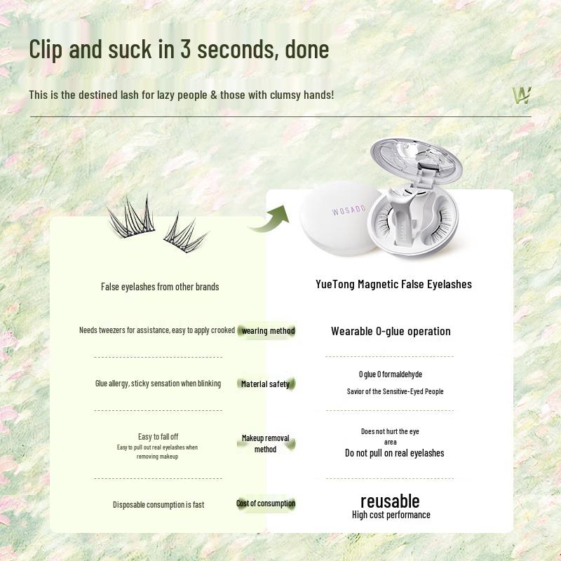 WOSADO Glue-Free Magnetic Eyelashes