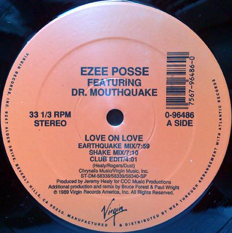 

12inch Record E-ZEE POSSEE, DR. MOUTHQUAKE - Love On Love 096486 Virgin 1989 US Dance & Electronica Used
