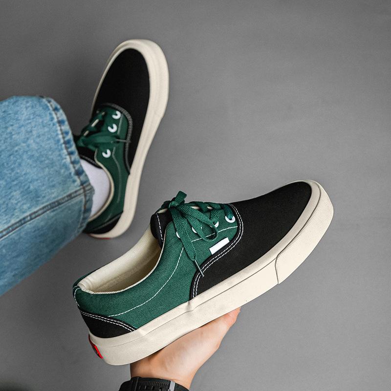 Niche Guochao Nové plátěné boty Pánský trend Prodyšné ležérní látkové boty Trend Všestranné plátěnky Nízké tenisky Letní boty pro páry