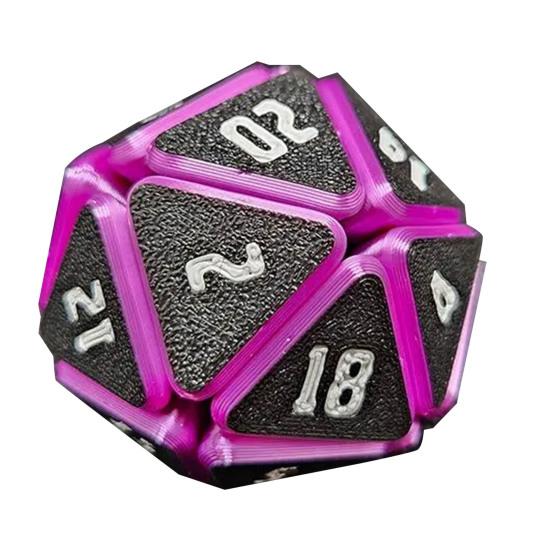 

Squishable D20 Fidget Dice Портативная дорожная 3D-печатная сенсорная игрушка