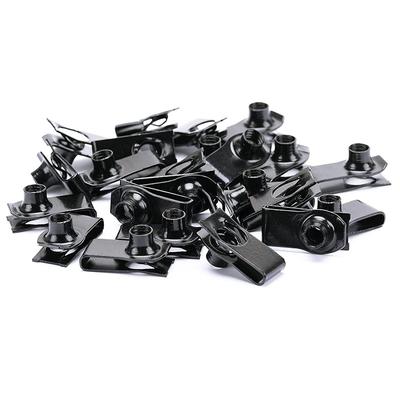 Car Body Bolts U Type Nut Clips M6 Automobile Bumper Fender Rivet Engine Cover Undertray Splash Shield Guard Liner Screws Clips