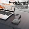 120W Type C to USB A OTG adapter, USB3.2 to Type C female adapter, suitable for iPhone 15, 16, Macbook, iPad, supports fast char