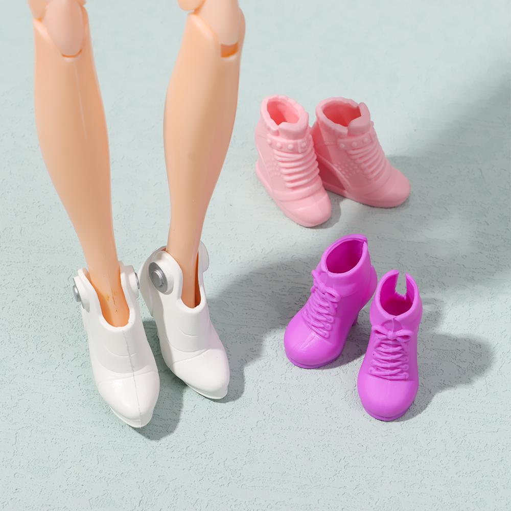 Fashion1/6 Doll Shoes Boots Sandals Girl DIY Dressing Doll Toys Doll Decors For FR Super Model Barby Dolls Colorful Doll Shoes