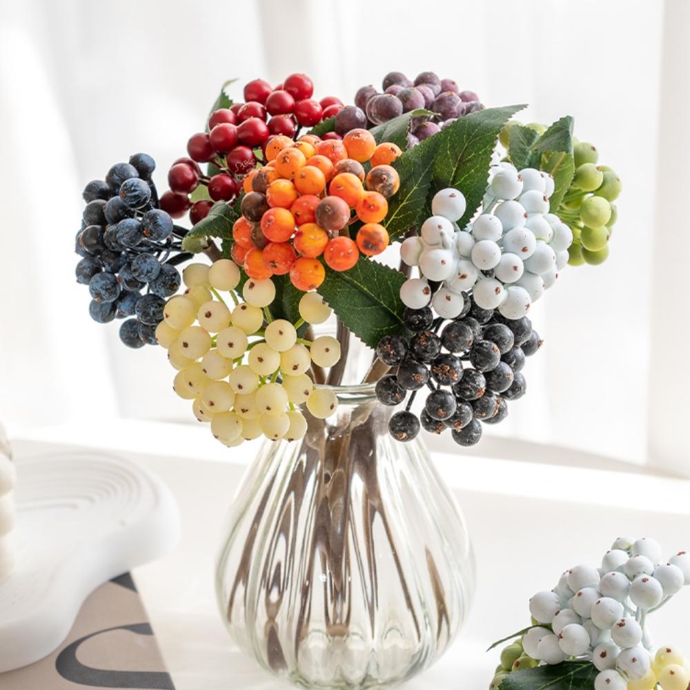 1Pcs Artificial Berry Bundle Chritsmas Decoration Chritsmas Tree Ornaments for Home Decor Navidad New Year Party Supplies Gifts
