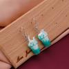 Fashion Resin 3D Drink Cup Drop Earrings for Women Girl Beer Milk Tea Ice Cream Dangle Earrings Jewelry Gift